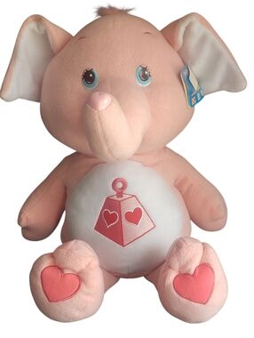 Care Bear Cousins LARGE 25" Pink Plush Lotsa Heart Elephant Stuffed Toy